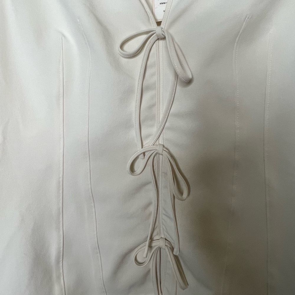 Like new Cinq a Sept Ivory Brit top, Large - Picture 8 of 11